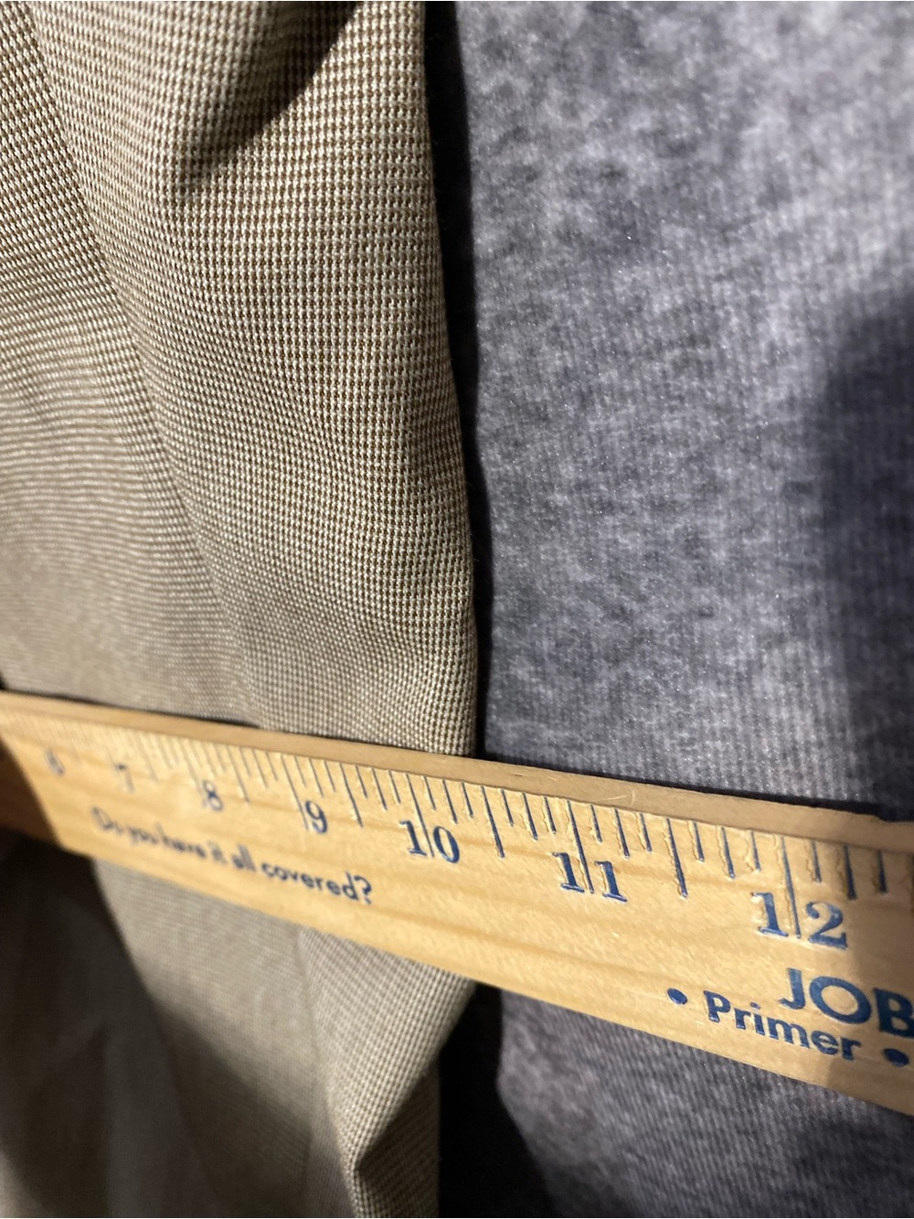 212 Collection Womens Dress Pants Size 14 Average Classic Fit Tan Houndstooth - Picture 6 of 10